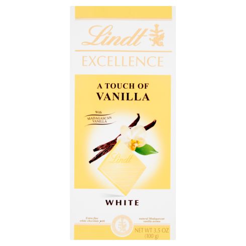 Lindt Excellence Czekolada biała z naturalnym aromatem wanilii Madagaskar 100 g