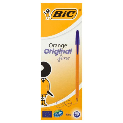 Bic Orange Original Fine Długopis niebieski 20 sztuk