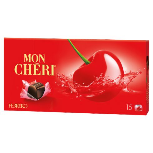 Mon Cheri Praliny z czekolady z całą czereśnią w likierze 157,5 g