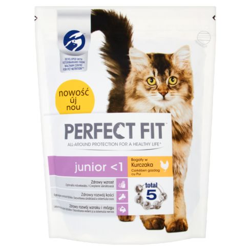 Perfect Fit Junior <1 Karma pełnoporcjowa dla kociąt oraz kotek ciężarnych i karmiących 750 g