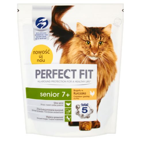 Perfect Fit Senior 7+ Karma pełnoporcjowa dla starszych kotów 750 g
