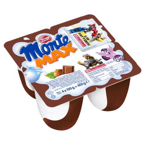 Zott Monte Max Deser mleczny z czekoladą i orzechami 400 g