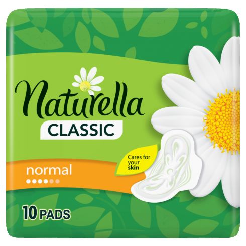 Naturella Classic Normal Camomile Podpaski ze skrzydełkami x10