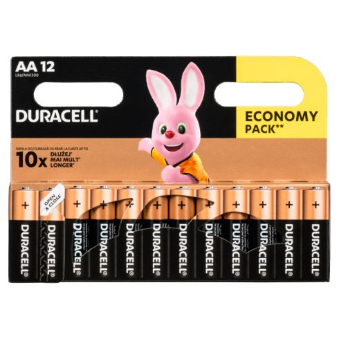Duracell AA 1,5 V/B Bateria alkaliczna 12 sztuk