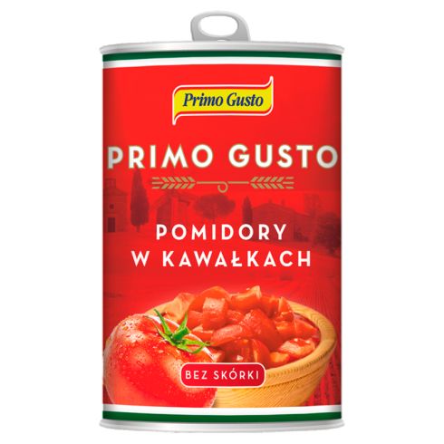 Primo Gusto Pomidory w kawałkach bez skórki 400 g