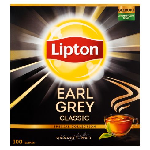 Lipton Earl Grey Classic Herbata czarna 138 g (92torebki