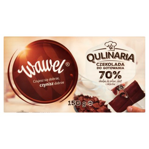 Wawel Qulinaria Czekolada do gotowania 70% 150 g