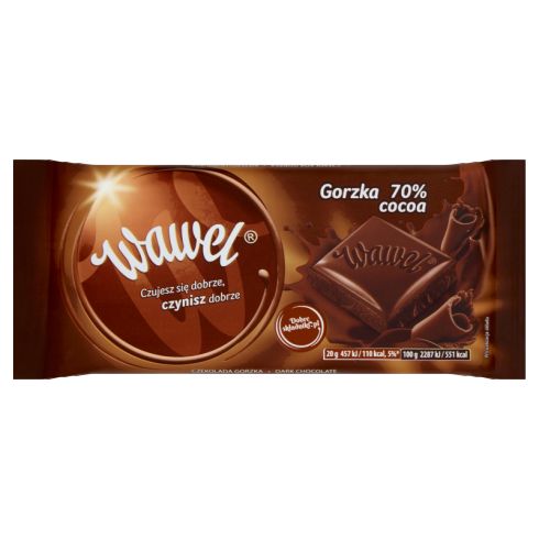 Wawel Czekolada gorzka 70% Cocoa 90 g