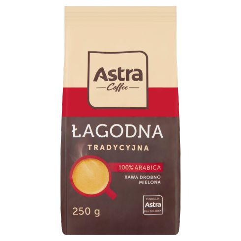 Astra Łagodna Tradycyjna kawa drobno mielona 250 g