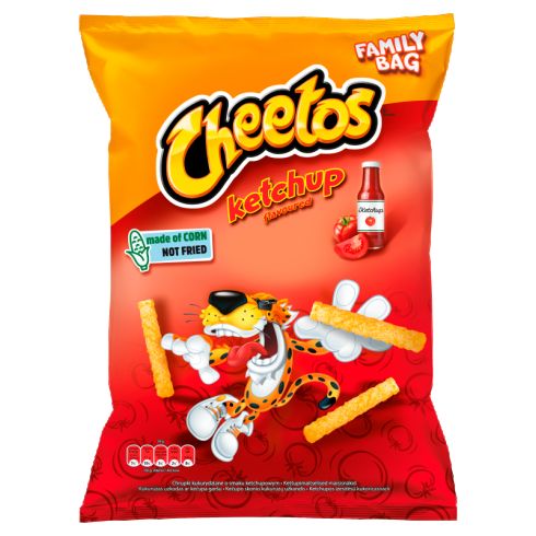 Cheetos Chrupki kukurydziane o smaku ketchupowym 150 g
