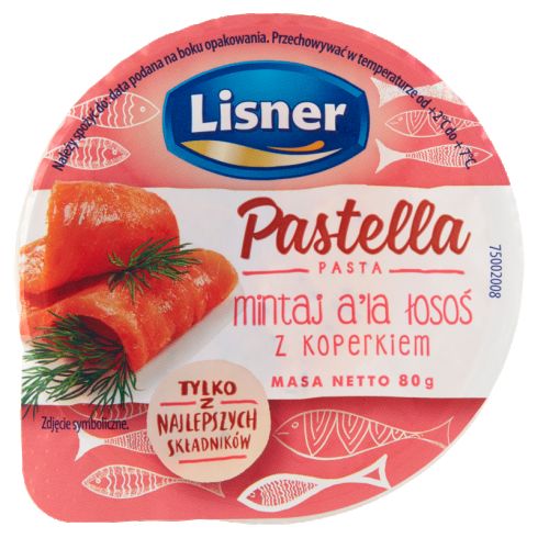 Lisner Pastella Pasta mintaj a'la łosoś z koperkiem 80 g