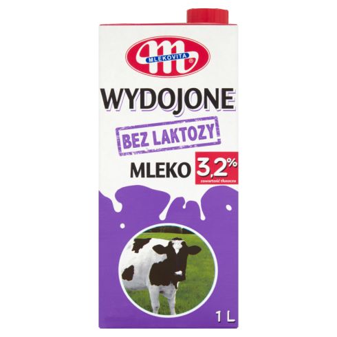 Mlekovita Wydojone Mleko bez laktozy 3,2% 1 l