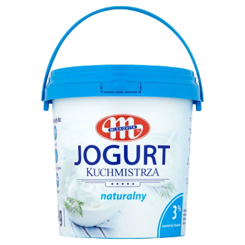 Mlekovita Horeca Line Jogurt Kuchmistrza naturalny 3% 1 kg