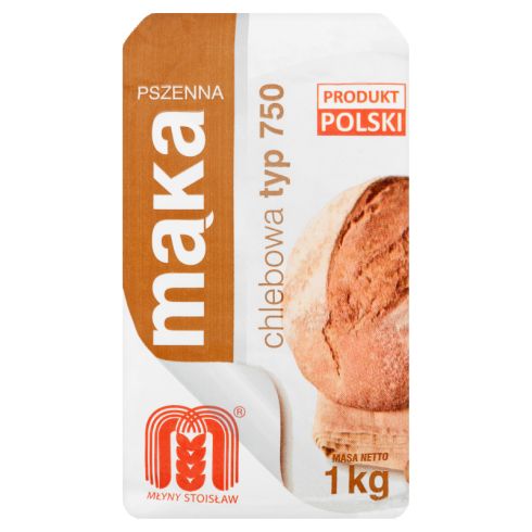 Młyny Stoisław typ 750  Mąka pszenna chlebowa 1 kg