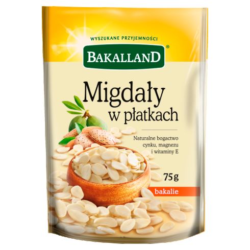 Bakalland Migdały w płatkach 75 g
