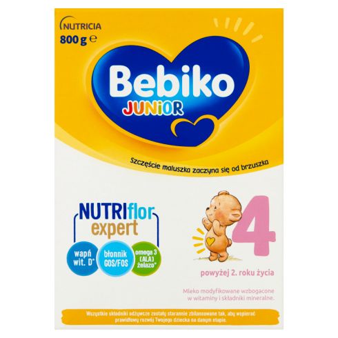 Bebiko Junior 4 Mleko modyfikowane dla dzieci powyżej 2. roku życia 800 g