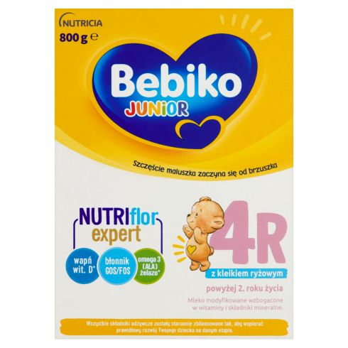 Bebiko Junior 4R Mleko modyfikowane dla dzieci powyżej 2. roku życia 800 g