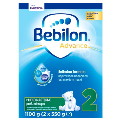 Bebilon 2 Pronutra-Advance Mleko następne po 6. miesiącu 1100 g