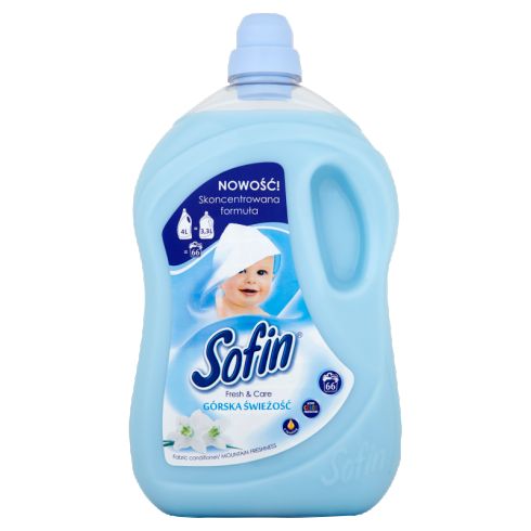 Sofin Fresh & Care Płyn do płukania tkanin górska świeżość 3,3 l (66 prań)