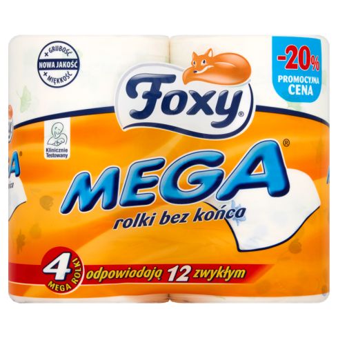 Foxy Mega Papier toaletowy 4 rolki