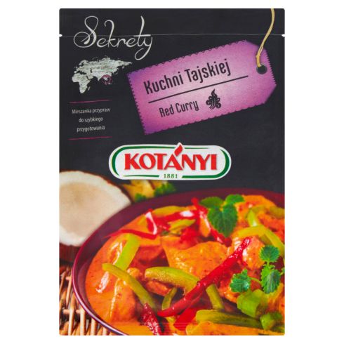 Kotányi Sekrety Kuchni Tajskiej Red Curry Mieszanka przypraw 20 g