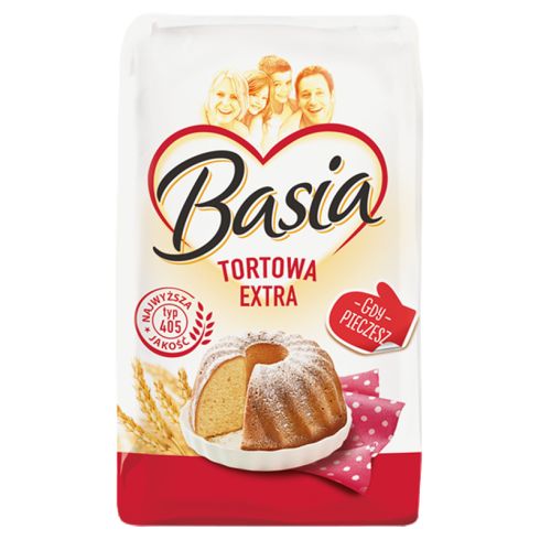 Basia typ 405 1 kg Mąka tortowa extra pszenna
