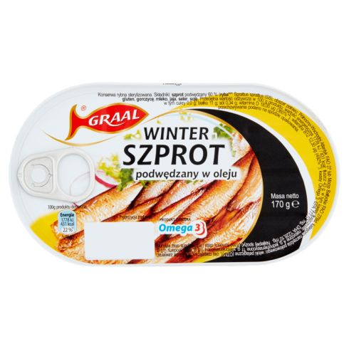 GRAAL Winter Szprot podwędzany w oleju 170 g