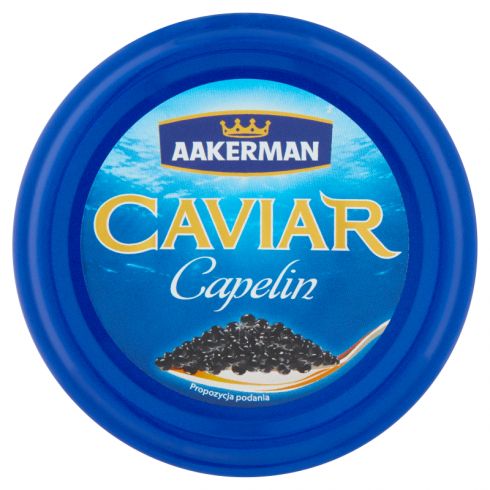Aakerman Czarny kawior z ikry gromadnika 100 g