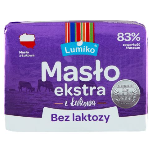 Masło ekstra z Łukowa bez laktozy 200 g