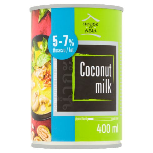 House of Asia Mleczko kokosowe 5-7% 400 ml
