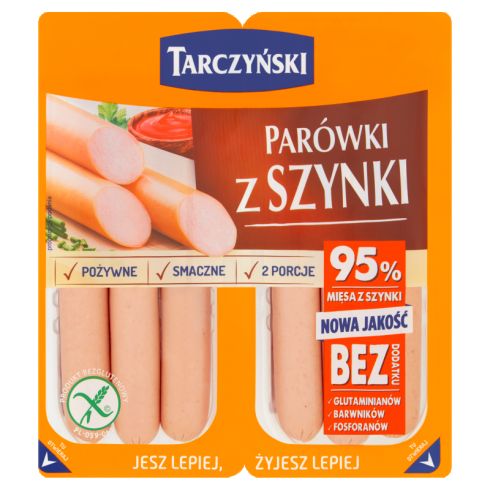 Tarczyński Parówki z szynki 220 g (2 x 110 g)