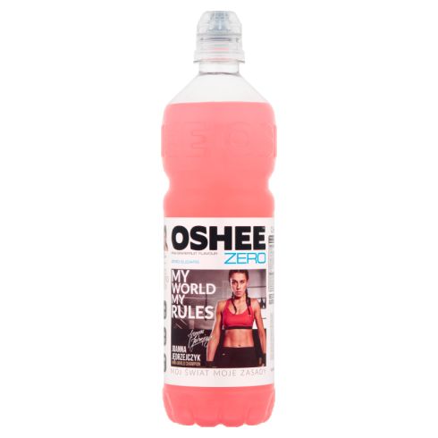 Oshee Zero Napój niegazowany o smaku różowego grapefruita 0,75 l