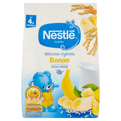 Nestlé  Kaszka mleczno-ryżowa banan po 4 miesiącu 230 g