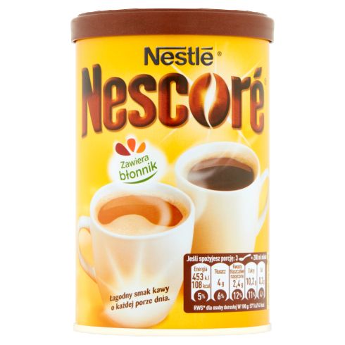 Nescoré Kawa rozpuszczalna z oligofruktozą i cykorią 100 g