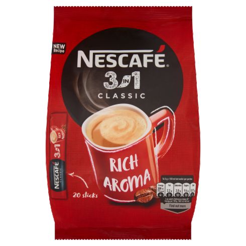 Nescafe 3in1 Classic Rozpuszczalny napój kawowy 330 g