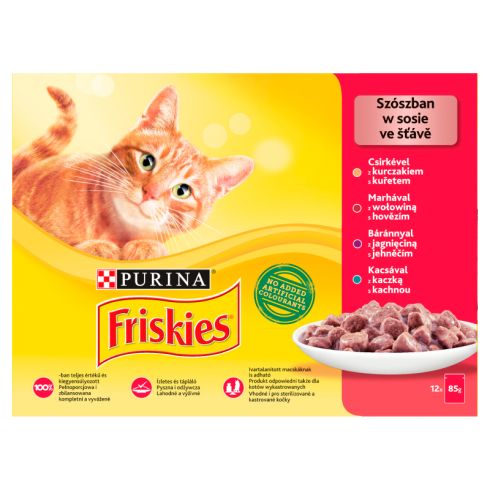 Friskies Karma dla kotów 12 x 85 g