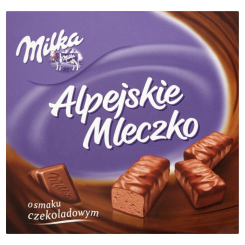Milka Alpejskie Mleczko Pianka o smaku czekoladowym 330 g