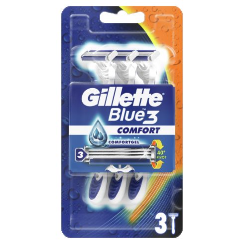 Gillette Blue3 Comfort, 3 sztuki
