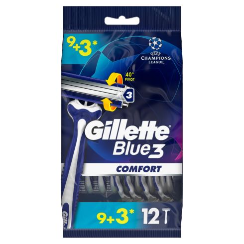 Gillette Blue3 maszynka do golenia dla mężczyzn, 9+3 sztuki