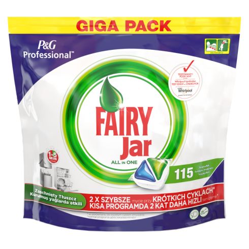 Fairy Jar Professional All In One Original Tabletki do zmywarki 115 sztuk