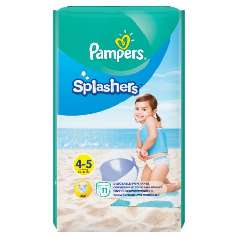 Pampers Splashers, R4-5, 11 jednorazowych pieluch do pływania