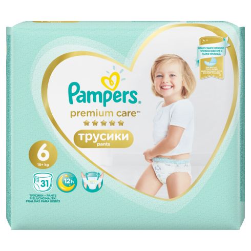 Pampers Premium Care Pants, R6, 31 pieluchomajtek