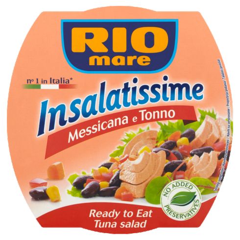 Rio Mare Insalatissime Messicana e Tonno Gotowe danie z warzyw i tuń. 160 g