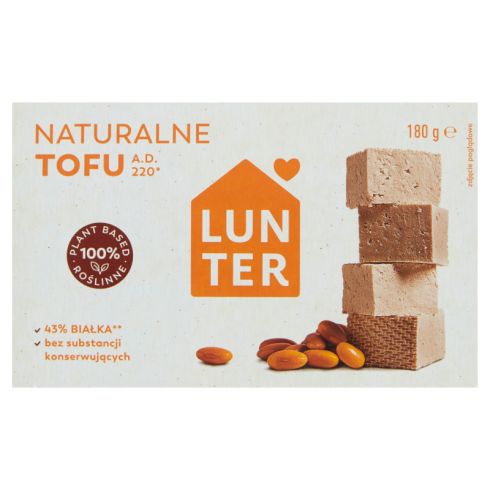 Lunter Tofu naturalne 180 g