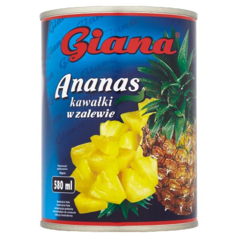 Giana Ananas kawałki w zalewie 565 g