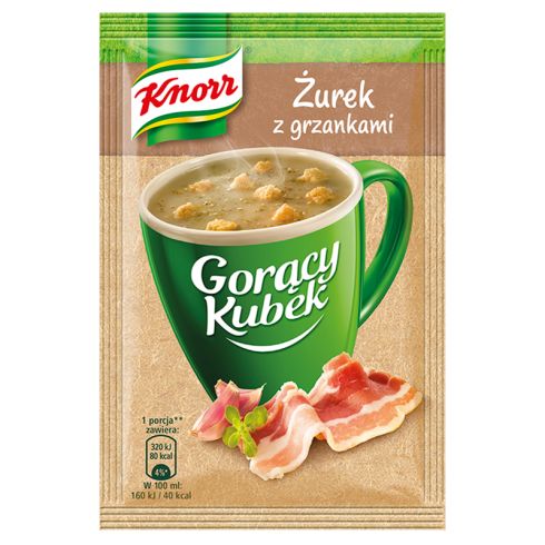 Knorr Gorący Kubek Żurek z grzankami 17 g