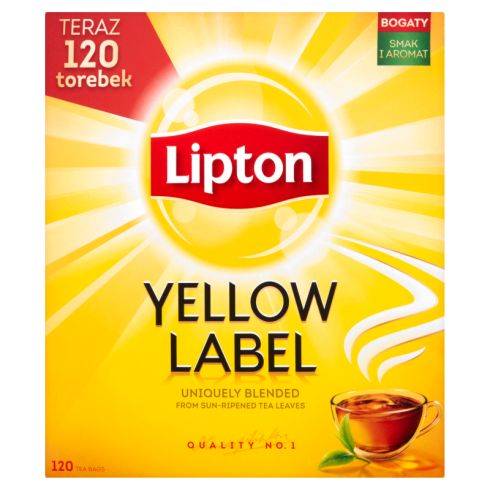 Lipton Yellow Label Herbata czarna 240 g (120 torebek)