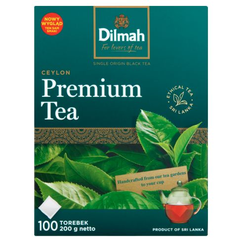 Dilmah Ceylon Premium Tea Klasyczna czarna herbata 200 g (100 x 2 g)