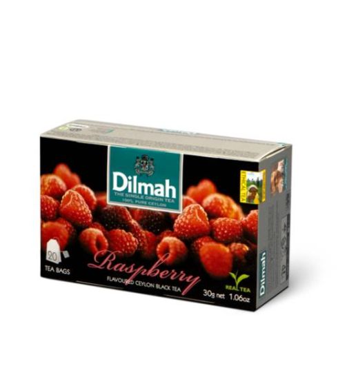 Dilmah raspberry flavoured black tea 20x1,5g