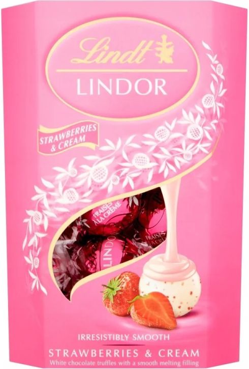 Lindor strawberry cornet 200g